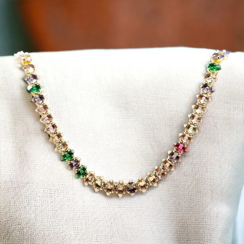 COLAR CHOKER NAVETE COLORIDAS
